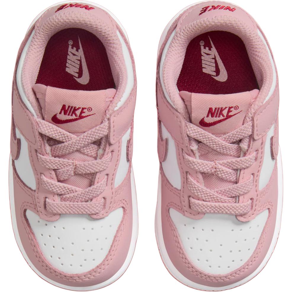 Nike Dunk Low TD Pink Glaze Baby Sneakers White Pomegranate HV0929-100