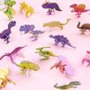 40Pcs Children Paper Dinosaur 3D Puzzle DIY Cute Cartoon Dinosaur Modeling Random Styles Animal Model Toy