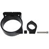 WOWTK Side Speedometer Relocation Mounting Bracket for Harley Sportster XL 883 1200 1995-2014 with 39mm Fork Tuber, Black