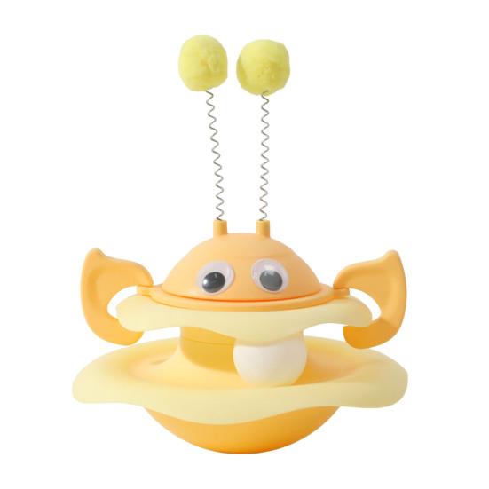 Katzenspielzeug Jagdinstinkt Katzen Interaktiver Spinner Rotierende Schienenrad Stimuliert Spielzeug Bewegung Mentaler Verstärker