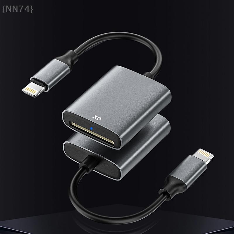 2-in-1 USB+Type-C, Lightning XD MS Memory Card Reader Adapter Laptop PC Tablet IPad Universal 1 Pcs