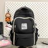 College Style Color Blocked Student School Bags Lightweight Large Capacity Multi-layer Storage Computer Backpack Campus Travel
