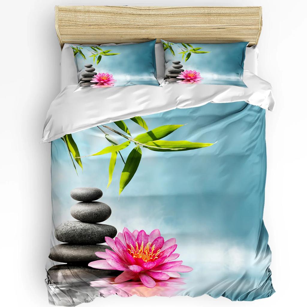 Green Bamboo Butterfly Chinese Style Bedding Set 3pcs Duvet Cover Pillowcase Kids Adult Quilt Cover Double Bed Set Home Textile