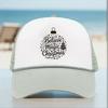 Christmas Patterned Mesh Trucker Cap with Rope & Hot Stamped Logo