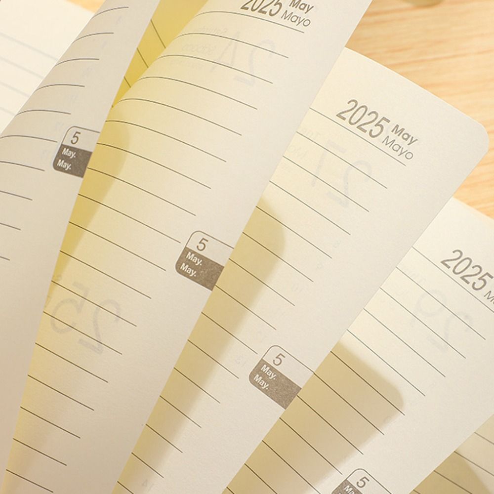 A5 2025 Agenda Planner Notebook Paper Business Notebook 365 Days Notepad  Stationery