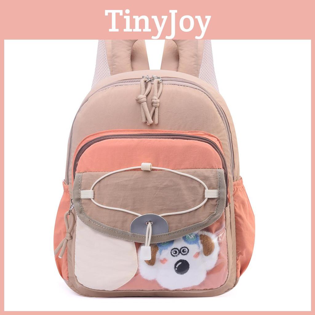 Childrens Cartoon Colorblock Backpack With Oxford Fabric For Kindergarten School Use