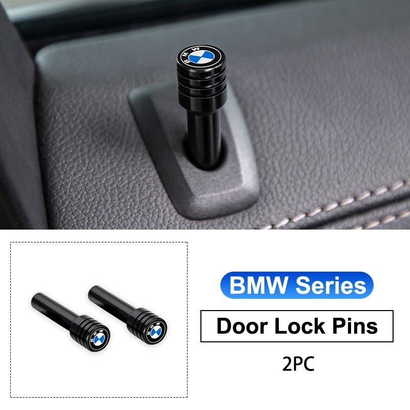 For BMW M X1 X2 X3 X4 X5 X6 X7 G30 G20 G11 G12 2/4pcs Car Door Lock Pin Door Lock Rod Auto Knob Pull Security Insurance Stickers GB2