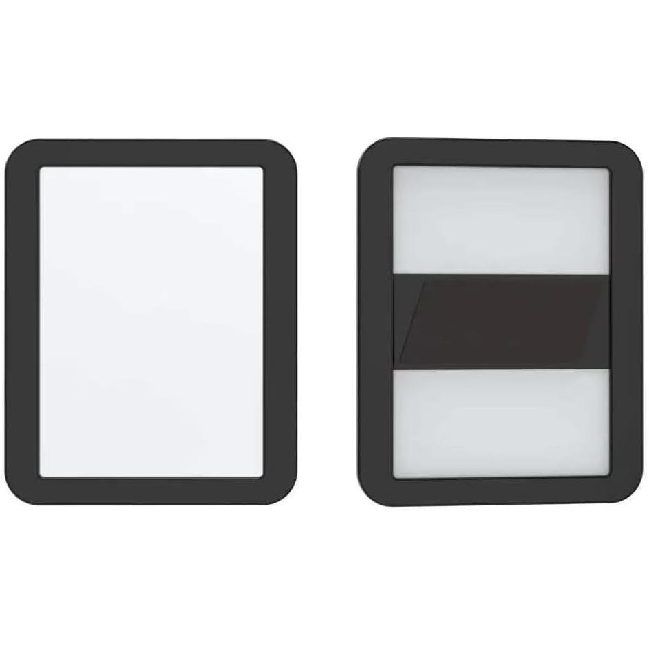 Magnetic Locker Mirror,5" x 7" Small Mirrors School Locker, Bathroom, Household Refrigerator, Locker Accessory, Office Cabinets, and Home (Black)