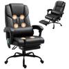 Ergonomic Office Chair with Massage Function, Desk Chair with Footrest, High Backrest