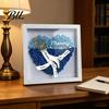 Shatterproof Acrylic Frame Personalized Mommy I Love You Flower Shadow Box Custom Names Holding Hands Gifts for Mom Grandma from Daughter or