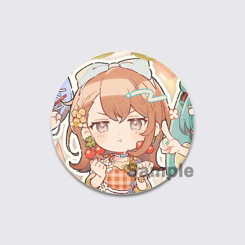 

32/44/58 мм Project Sekai Button Pin Персонаж з мультфільму Асахіна Мафую/Камісіро Руї Симпатична брошка Значок Сумка Декор Вентилятори Збери друзям Подарунок 44mm
