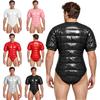 Gepolsterter wasserabweisender Body für Herren, kurzärmelig, Reißverschluss vorne, Rundhalsausschnitt, Leotard für Outdoor-Sport, Freizeit, tägliches Leben, Abenteuer