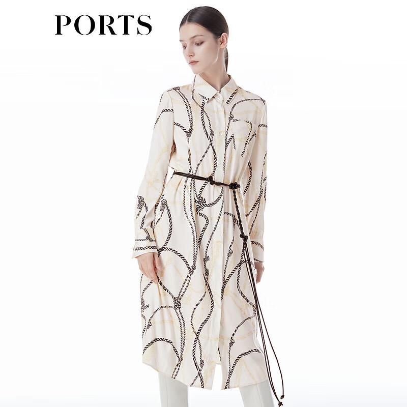 

PORTS Women s Autumn/Winter Fashion Printed Shirt Dress 4