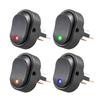 4 Pieces 12V Push Button Rocker Switch Toggle Round Mini Switches Automotive Automobile Accessories Spare Parts