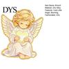 Healing Visual Design Little Angel Brooch Pin for Women, Cute Guardian Holding Heart Lapel Decorative Accessories with Wings, Clothing Accessory