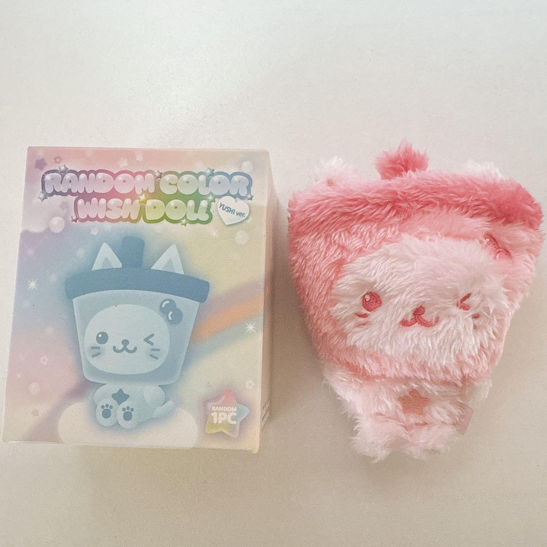 

[USED] NCT WISH Yuushi Color Wish Doll Plush Toy Pink