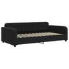 Vidaxl Sofa with Sleeping Function, Black, 90X200 Cm, Upholstered In Velvet
