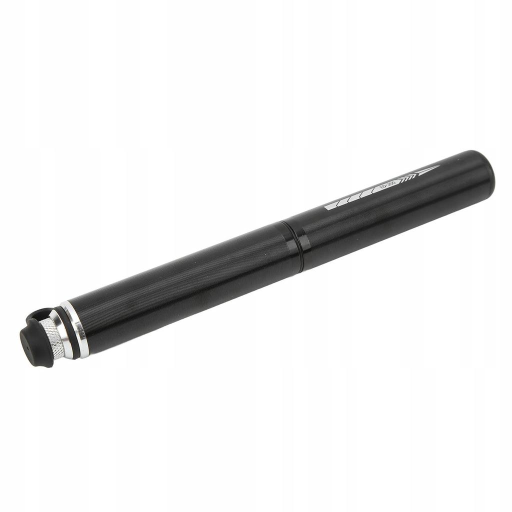 Shrader Presta tire pump with hose, aluminum bottle mount