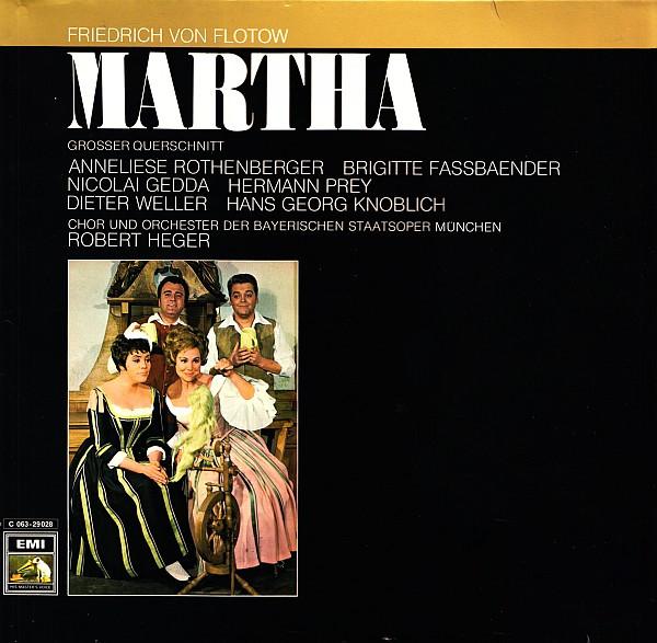 

LP Record FRIEDRICH VON FLOTOW - Martha (Grosser Querschnitt) 1C06329028 His Master s Vo Germany Classical Used
