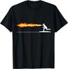 Fire Thrower Baseball Pitcher Graphic T-Shirt Soft Cotton Men Summer Short Sleeve Tee