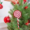 10 Stück Weihnachts-Lutscher, Weihnachts-Zuckerstange Hängedekoration Weihnachtsbaum Hängeornamente für Weihnachtsfeier Weihnachts-Heimdekoration
