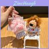 Cute Plaid Pajamas Nien Lion Cartoon Plush Toy Pendant For Kids And Collectors