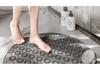 Round Waterproof Anti-Slip Bathroom Mat for Shower, Toilet, and Home