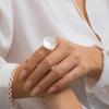 DIEZI Exaggerated Irregular Rings For Women Men Unisex Punk Fashion Geometric Flower Gold Silver Color Knuckle Joint Ring