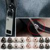 Copper Tooth Zippers Universal Instant Fix Zipper Pull Head Repair Kit Replacement Zip Slider Teeth