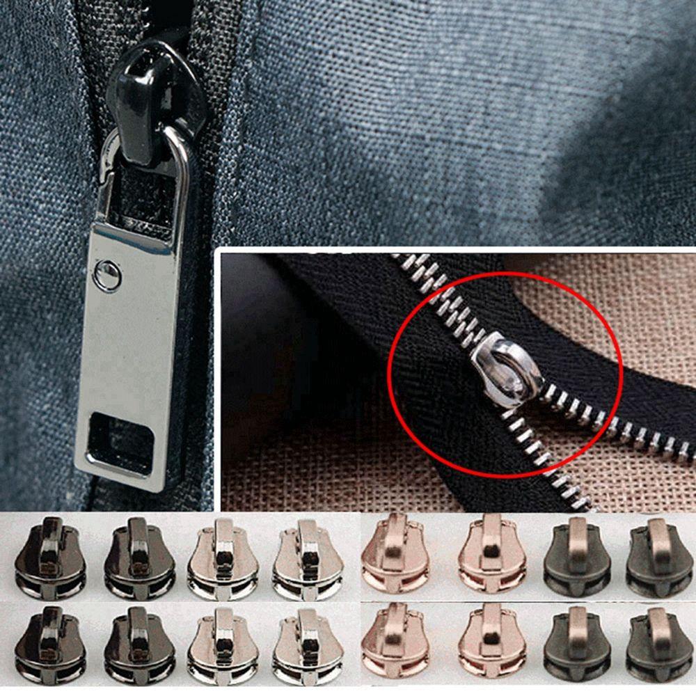 Copper Tooth Zippers Universal Instant Fix Zipper Pull Head Repair Kit Replacement Zip Slider Teeth