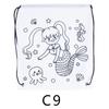 1pc 31.8x27.9cm Blank Drawstring Bags Bulk Reusable Art Craft Kits Birthday Party Small Gifts Classroom Activities & Goodie Bags