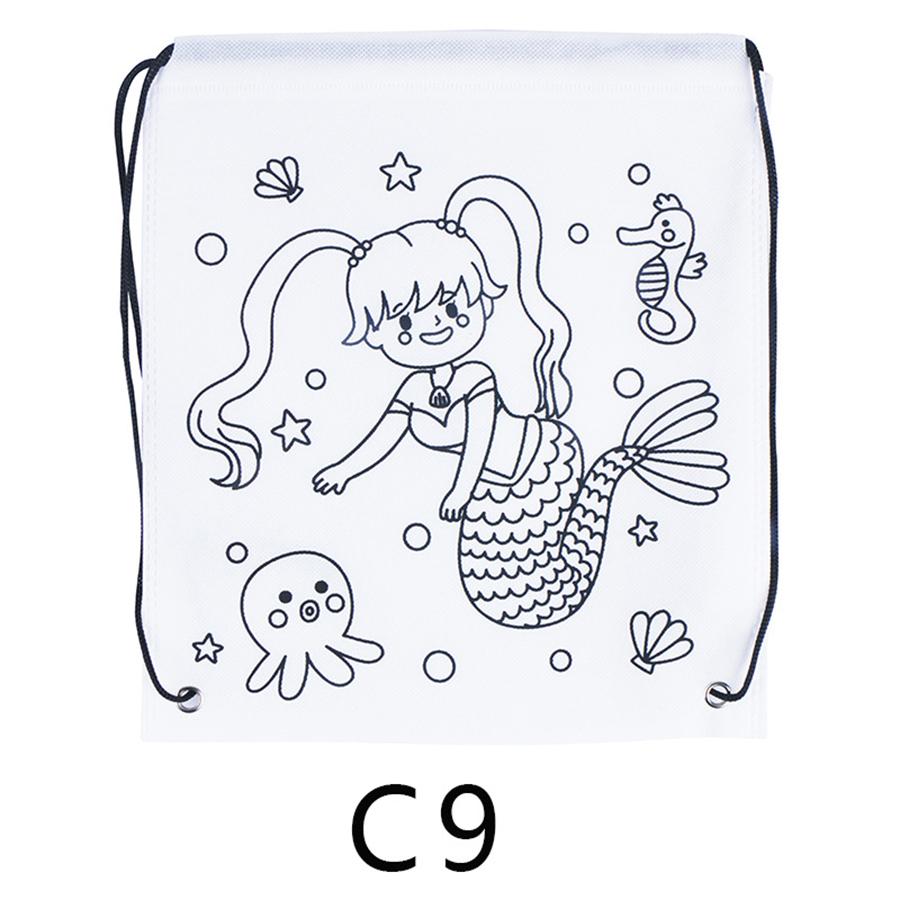 1pc 31.8x27.9cm Blank Drawstring Bags Bulk Reusable Art Craft Kits Birthday Party Small Gifts Classroom Activities & Goodie Bags