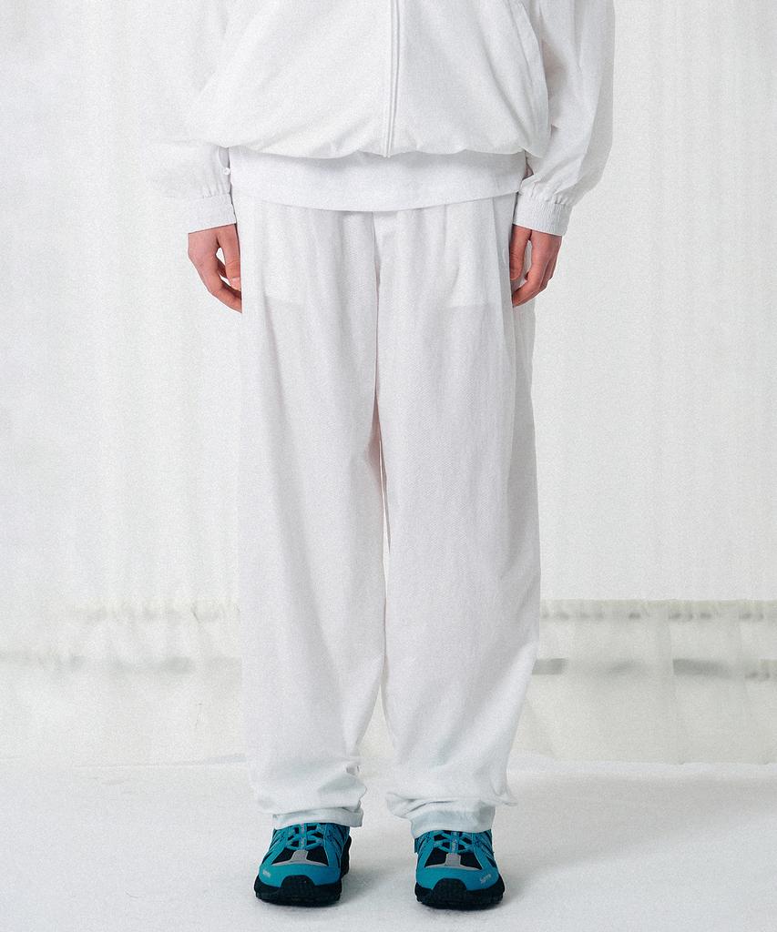 SCULPTOR Classic Wind Pants White