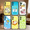 Cartoon Cute U-Usagyuuun-n Phone Case For Samsung S25,S24,S21,S22,S23,S30,Ultra,S20,Plus,Fe,Note,5G Black Cover