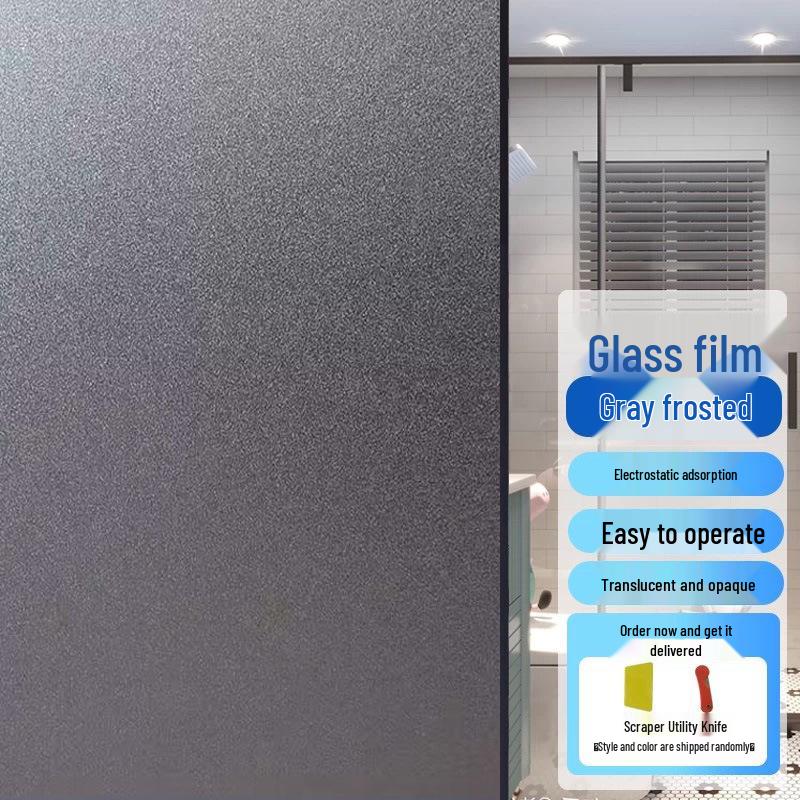 Adesivo de Vidro Fosco para Privacidade para Banheiro: Película Anti-Olhadela Translúcida e Opaca