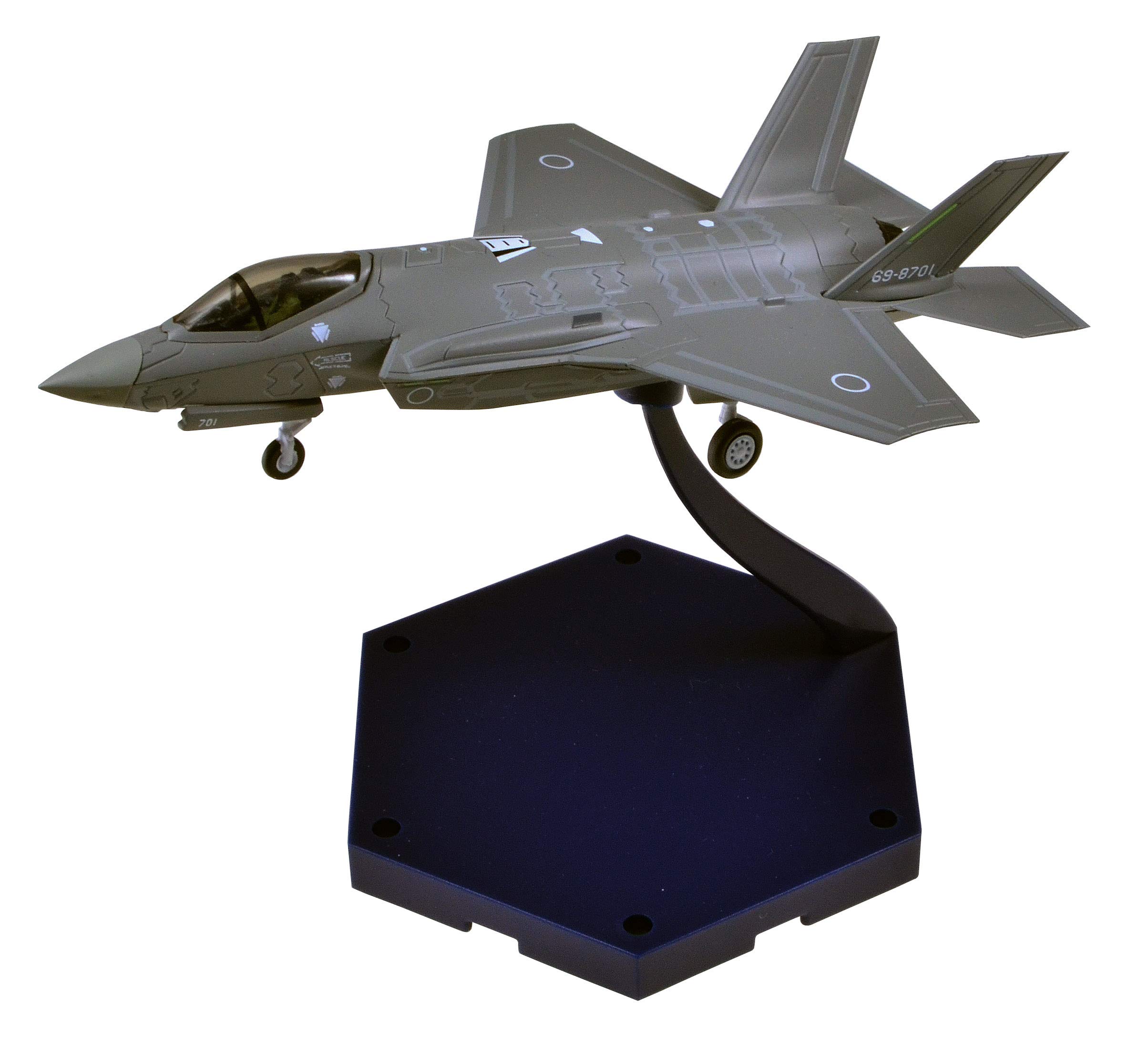 

Doyusha Super Fighter Series Air Force Lightning II Plastic Model 1/144 Self-Defense F-35A Pre-painted MACSF-3-2500 серый