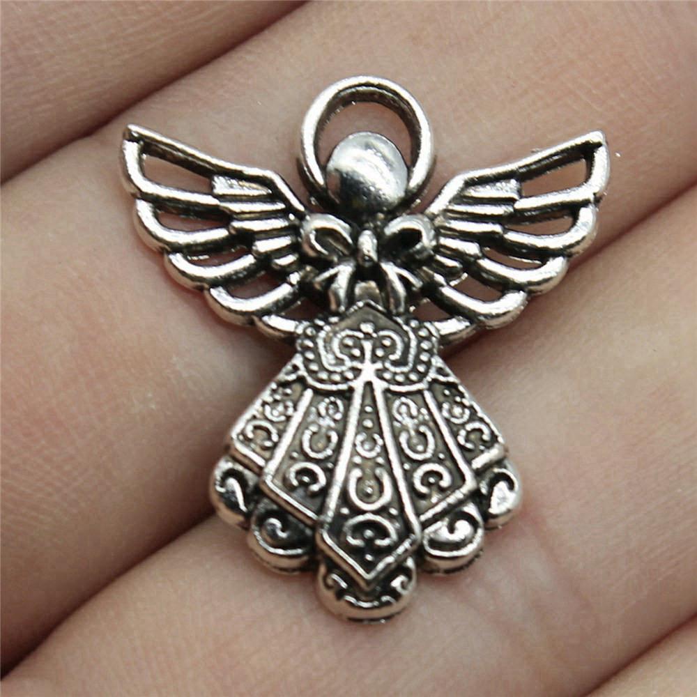 Angel Charms Pendant Female Jewellery Massive Ethnic Findings & Components