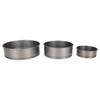3Pcs Baking Pans Anti Stick Carbon Steel Uniform Heating Acid Resistant Bakeware Set for Oven Cake Bread Muffin Cupcake