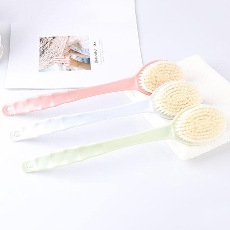1Xskin Body Brush Back Scrubber Shower Bathing Cellulite Exfoliating Long Handle