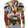 Summer Round Neck 3D Art Print Top Fashionable Casual Short Sleeved Men's T-shirts