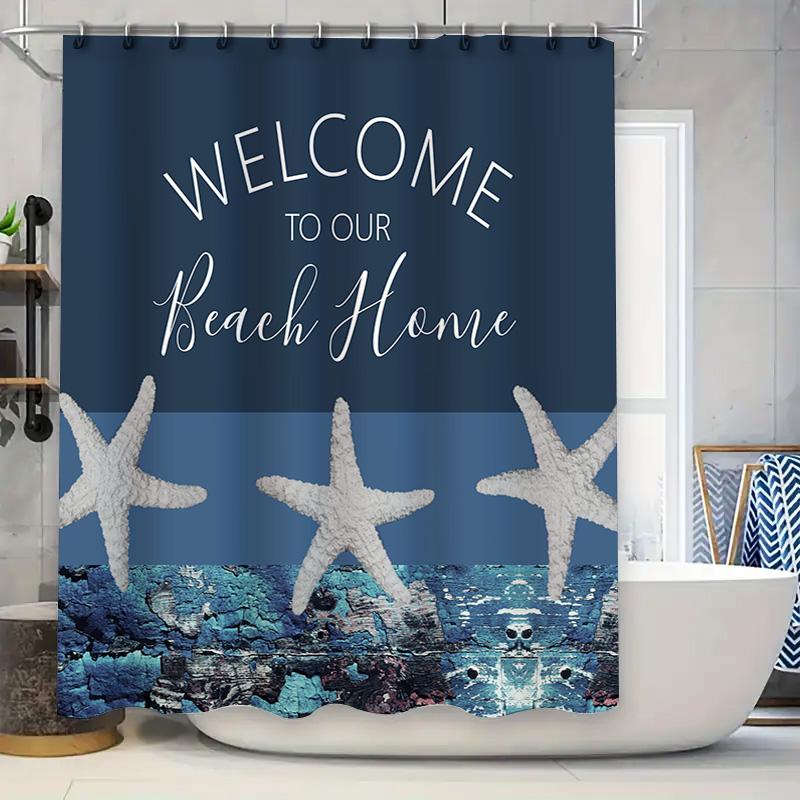 

Green Fern Pattern Shower Curtain Waterproof, Quick-Drying, Non-Slip Bathroom Decor W60H190(CM)-1 Pcs