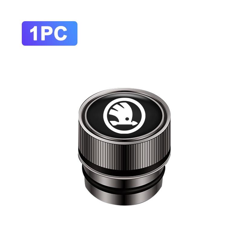 2025 Hot Car Cigarette Lighter Cover DustProof Decoration Cap For Skoda Fabia Superb Yeti Octavia Enyaq Rapid Kodiaq Kamiq Karoq