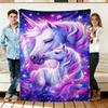 Unicorn Blanket Soft Cozy Plush Throw Blankets for Living Room Sofa Home Decor