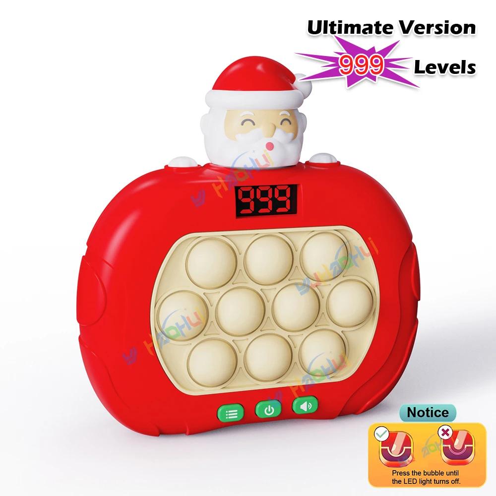 999 Level Electronic Pop Quick Push Herní konzole Hračka s LED displejem Vhodné pro dospělé děti Fidget Toys Vánoční dárek