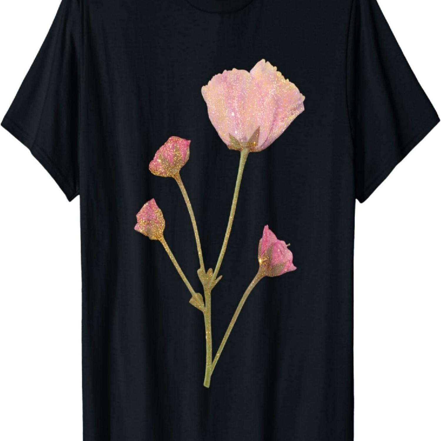 Sakura Cherry Blossom T-Shirt(14) S чёрный