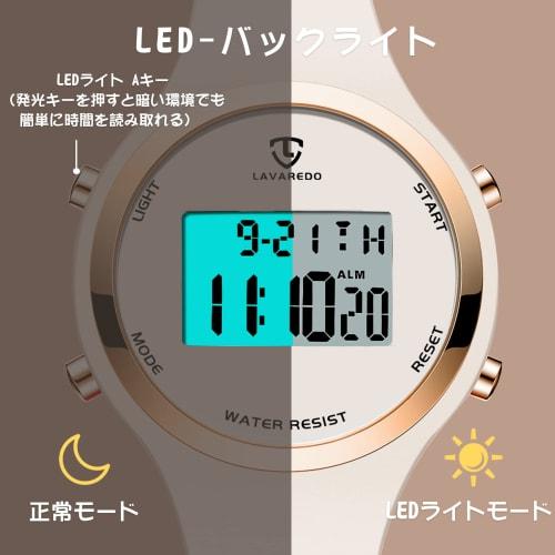 Women's Digital Wristwatch, Men's Unisex Watch, Children's Watch, Sports Watch, Multi-function Watch with Alarm, Date Display, Waterproof Watch, Outdo