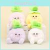 Adorable Cabbage Plush Keychain Cute Plushie Doll For Couples Bags White Yellow Purple Pink