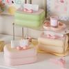 Color Tissue Box Organiser Desk Tissue Box Napkin Holder Portable Girl Wall Mounted Tissue Box With Lid Holder Living Room