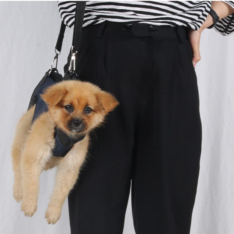 Dog Lift Harness for Small Dog Dog Sling Harness Outdoor Travel Breathable Dog Shoulder Bag for Walking Dog Carry Supplies