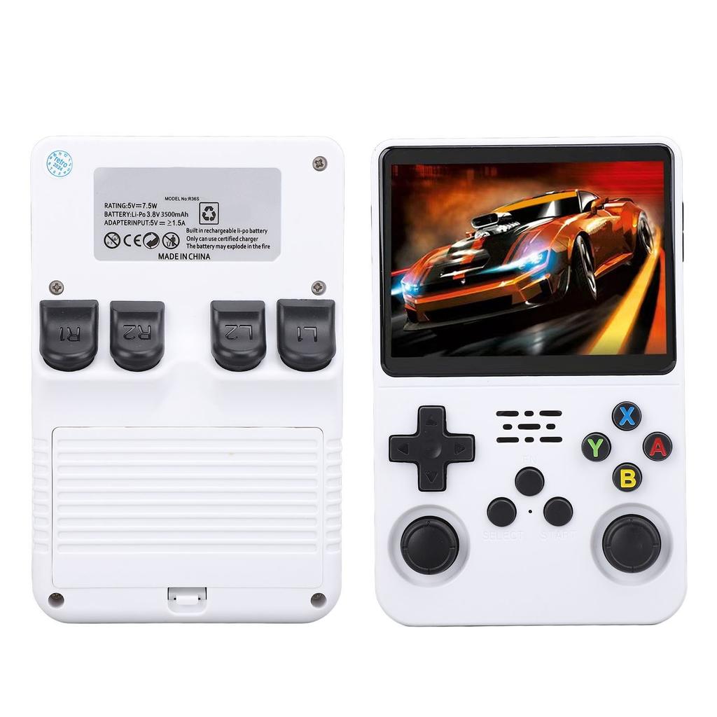 R36s Retro Handheld Gaming Console 3.5 Inch IPS Screen 640 X 480 3500 MAh Battery Portable Pocket Ga